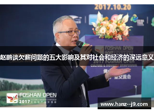 赵鹏谈欠薪问题的五大影响及其对社会和经济的深远意义