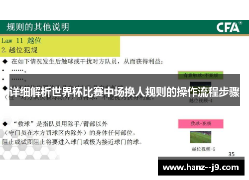 详细解析世界杯比赛中场换人规则的操作流程步骤